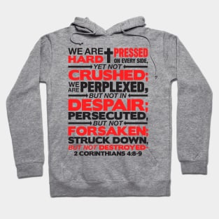 2 Corinthians 4:8-9 Not Forsaken Hoodie